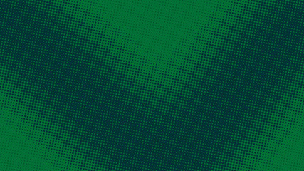 Green pop art background with halftone dots desing in retro comic style