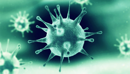 New coronavirus 2019-ncov. 3D illustration