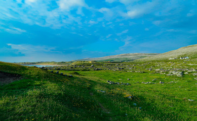 Fototapeta premium Scenic Fanore Beach in County Clare, Republic of Ireland