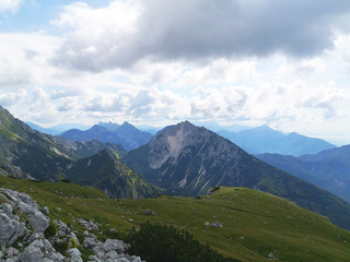 View from mountain Stol, Karawanks