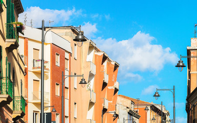 Building architecture in Olbia Sardinia
