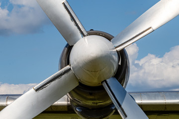 propeller of an airplane