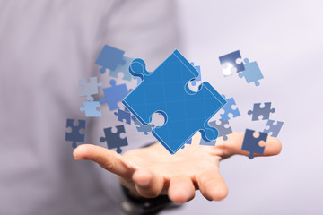 Concept for business strength and success..