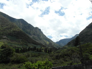 Obraz premium Banos is a city in Ecuador, South America