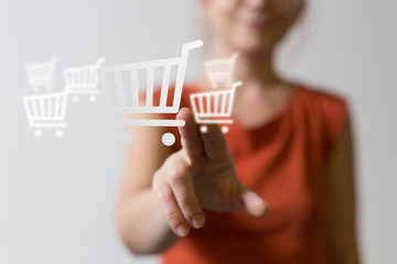 Add To Cart Internet Web Store Buy Online E-Commerce concept.