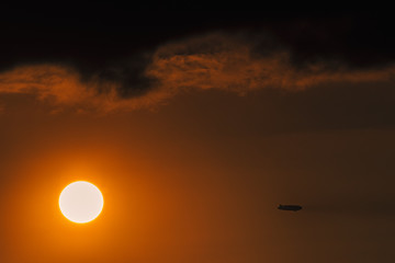 sunset and zeppelin © Lorant