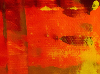 Grunge close up oil painting background. Simple design pattern. Drawn texture. Graphic template for wallpaper or different digital products creation. Macro paint strokes.