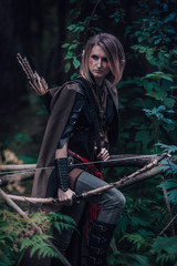 Obraz premium elf archer in the forest