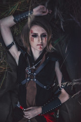 elf archer in the forest