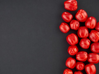 Ripe, red cherry tomatoes of the confetto variety