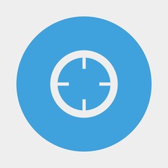 Fototapeta premium target icon vector illustration and symbol for website and graphic design