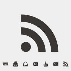 wifi icon vector illustration and symbol for website and graphic design