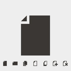 file icon vector illustration and symbol for website and graphic design