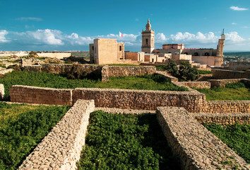 Fototapeta na wymiar Gozo Castle Views