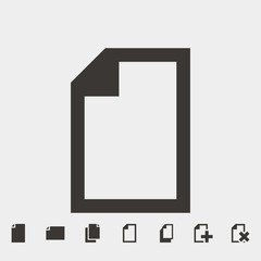 file icon vector illustration and symbol for website and graphic design