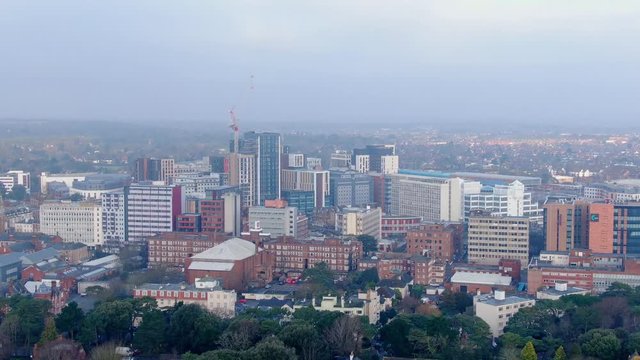 City of Bournemouth in England -aerial photography