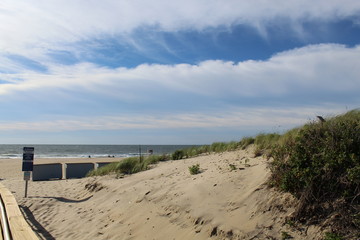 Sand dune on nice day