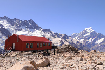 Mueller hut, Mt Cook national park, New Zealand