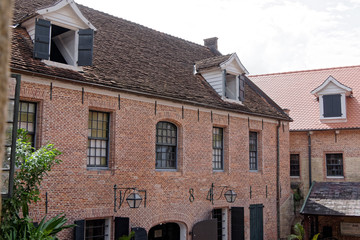 Partie intérieure du fort Zeelandia transformé en musée à Paramaribo au Suriname