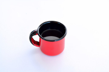 Caneca vermelha pequena
