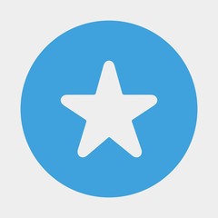 star icon vector illustration and symbol for website and graphic design