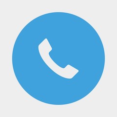 telephone icon vector illustration and symbol for website and graphic design