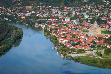 Landscape view on Mtskheta