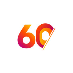 Anniversary Number Vector For Celebrate