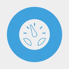 speedmeter icon vector illustration and symbol for website and graphic design