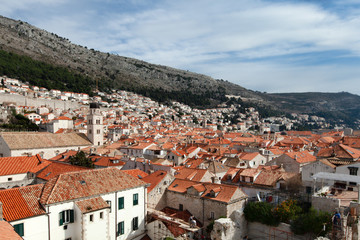 Fototapeta na wymiar Dubrovnik from above, Croatia
