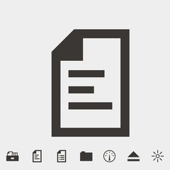 file icon vector illustration and symbol for website and graphic design