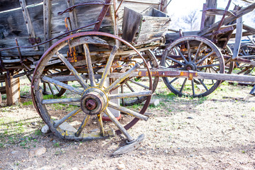 rustic farm equipment