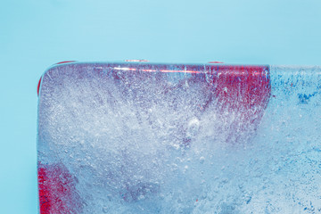 Ice Block Surface Abstract Composition