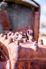 Fototapeta premium rustic farm equipment