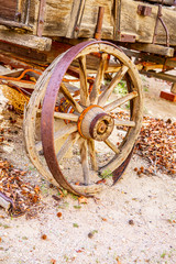 rustic farm equipment