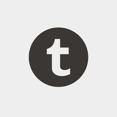 letter T icon vector illustration and symbol for website and graphic design