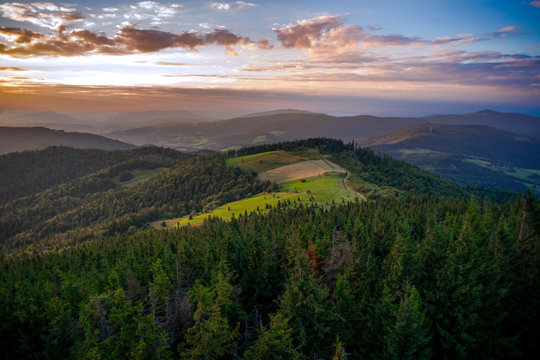 Szczyty Gorc&oacute;w i Beskidu wyspowego