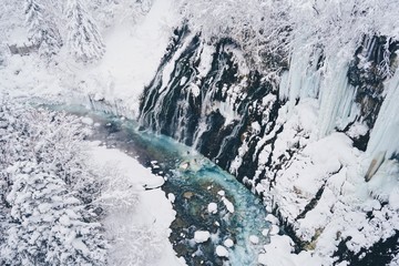 Winter in Biei, Hokkaido, Japan