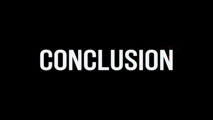 Conclusion. Animation of Text With Glitch Effect. Plus Alpha Channel