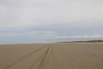 90 miles beach in New zealand