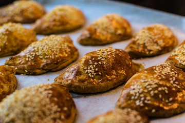 buns with poppy seeds