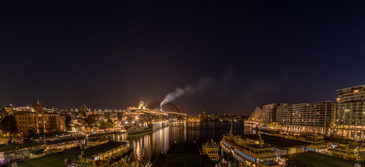 Sydney Harbour before dawn