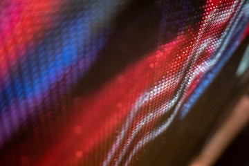 CloseUp LED blurred screen. LED soft focus background. abstract background ideal for design.