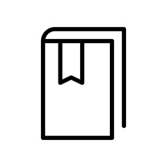 Book icon designed in line style