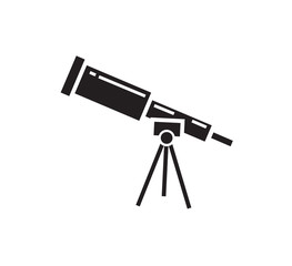 Telescope icon vector design template