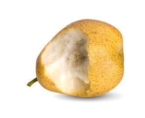 pears isolated on white background