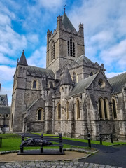 Fototapeta na wymiar Christ Church Cathedral in Dublin