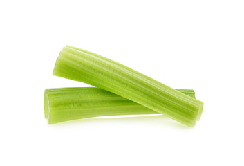 Celery isolated on white background