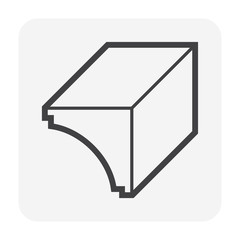 crown cornice icon © DifferR