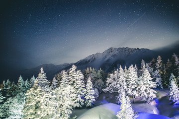 新穂高ロープウェイの星空